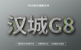 PS立体字