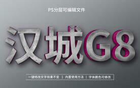 PS立体字