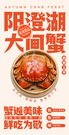 大闸蟹海报