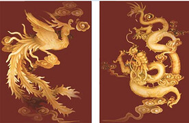 龙凤 雕刻