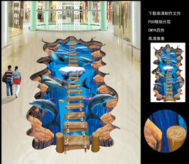 3D地贴 地画 立体画