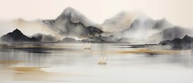 中国风景山水装饰画