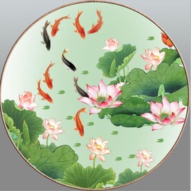圆形装饰画 
