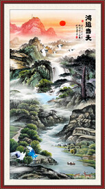 玄关山水画