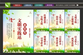 实践站展板