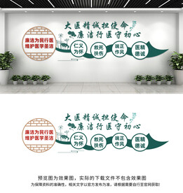 廉洁行医文化墙