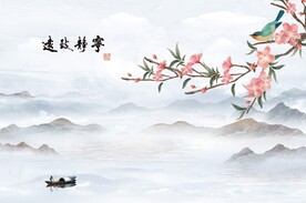梅花山水