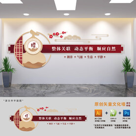 中式中医馆文化墙
