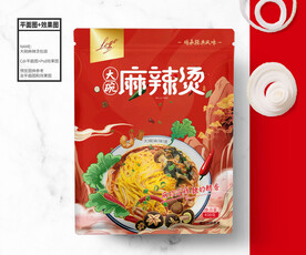 大碗麻辣烫包装主版面设计