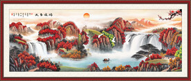 客厅山水装饰画