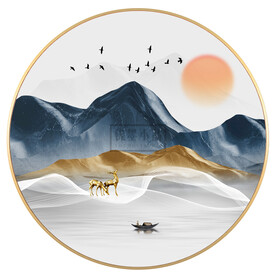 禅意山水画