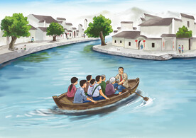 悠悠的小河