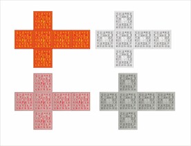 福字六方体