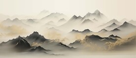 新中式意境山水画