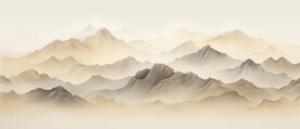 水墨画山水装饰画