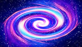 绚丽宇宙旋涡星空