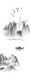 高清分层平开门打印图
