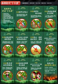 森林防火十不准