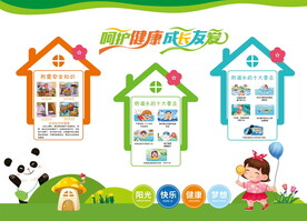 幼儿园安全教育文化墙