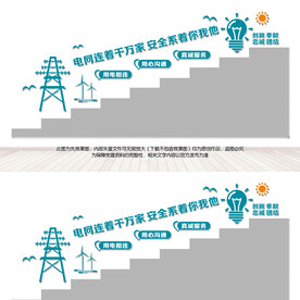 电力公司文化墙