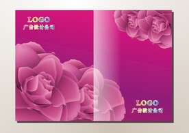 桃红鲜花 封面设计