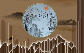 新中式背景墙