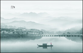 山水风景画 