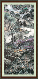 八方聚财山水 