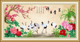 仙鹤图