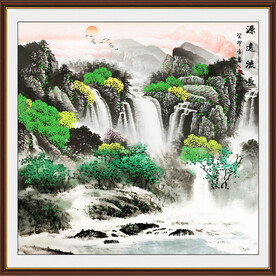 山水水墨画