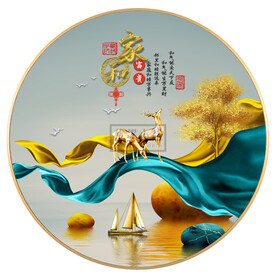 家和富贵装饰画