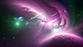 紫色星空
