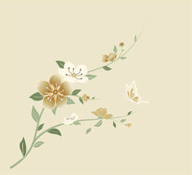 旗袍汉服绣花图案