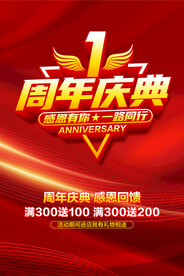 1周年庆典