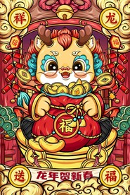 祥龙送福