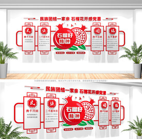 民族团结文化墙