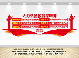 大力弘扬教育家精神文化墙