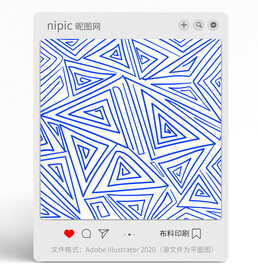 线条三角形