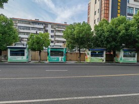 核酸采样小亭 预览图为效果图