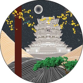 圆形装饰画  