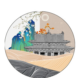 圆形装饰画  