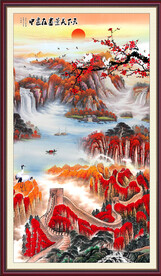 玄关山水画