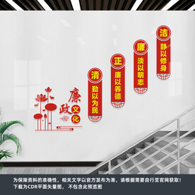 廉政楼梯文化墙