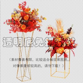 婚礼花柱路引