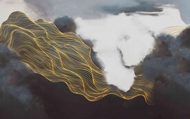 轻奢线条壁画装饰画