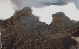 轻奢线条壁画装饰画