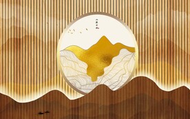 格栅背景墙
