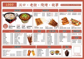 烧烤店菜单