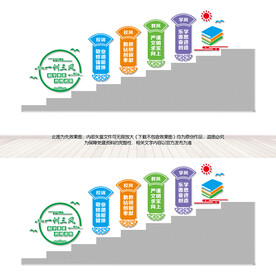 学校楼梯文化墙