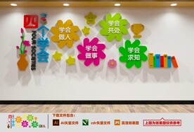 四个学会文化墙